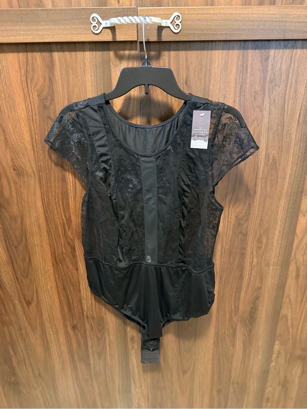 NWT Cacique Lace Bodysuit, Size 14/16